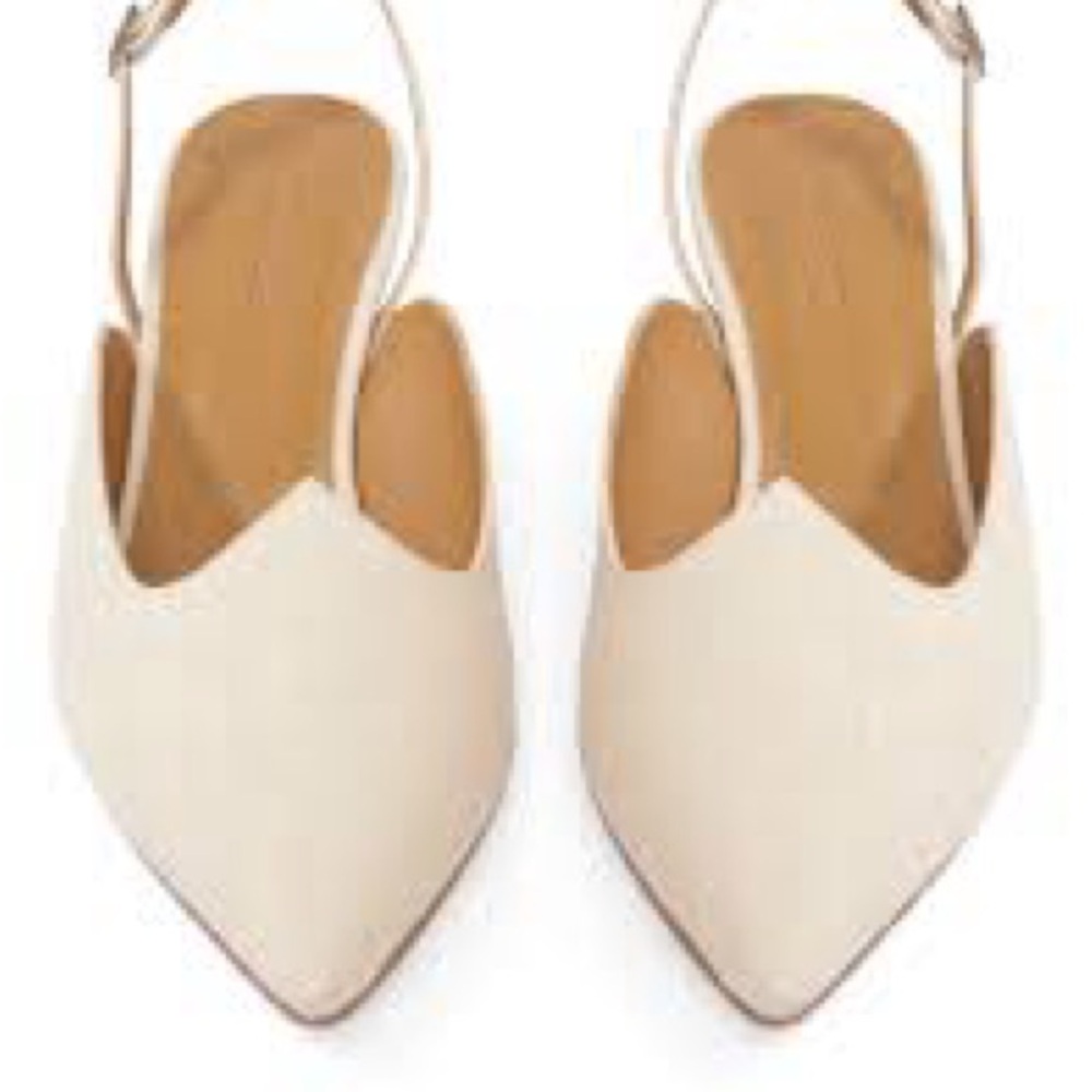 Le Monde Beryl Linen Slingback Pump